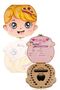 Organic Natural Wooden Baby Girl Gift Souvenir Tooth Storage Box Tooth Album