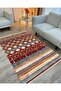 Cotton Series Multy Tones Geometric Antique Patterned Double Sided Decorative Woven Base Rug - 2