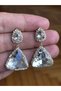 Big Baguette Stone Mother-in-Law Savar Evening Dress Earrings - 2