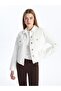 Shirt Collar Plain Long Sleeve Women's Jean Jacket - 2