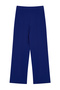 Blue High Waist Wide Leg/Wide Leg Pleated Woven Fabric Pants Twoaw21Pl0076 - 7