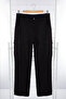 Siyah Kargo Cepli Baggy Kalıp %100 Pamuklu Gabardin Rahat Pantolon TMNSS24PL00021 - 8