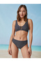 Glitter Window Detailed Bikini Top - 3