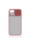 Apple iPhone Se 2022 Case Camera Cover Lens Protection Matte Back Surface with Colorful Edges