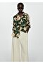 Floral Pattern Cotton Shirt - 6