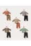 Gabardine Jacket Trousers Badi Holiday Boys' Sports Suit 3-Piece 13819 - 2