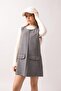 Girl's Gilet Dress - Sleeveless B1169a823wn - 2