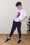 Oversize Ataturk Print Various Boys-Girls Short Sleeve Bottom-Top Set - 3