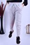 2 Thread, Pocket, Elastic Waist, Plain Girls' Sweatpants - 4