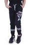3-Piece Girls' Sweatpants with Text Print and High Waist Detail - 4