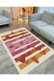 Cotton Series Wavy Modern Pattern Decorative Woven Base Rug in Pink Shades - 2