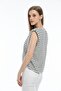 White Striped Padded Basic - 6