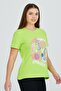 Neon Green Front Printed Basic - 3