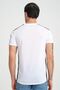 White Mesh Detailed Crew Neck Short Sleeve Slim Fit Basic - 6