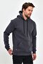 Men's Oversize Hooded Hoodie Sweatshirt - 3 Thread Kangaroo Pocket - 4