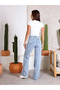 BUCHA JEANS LONG LENGTH HIGH WAIST STRAIGHT FIT JEAN PALAZZO - 7