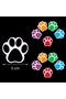 6-Pack Colorful Paw Stickers