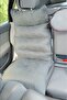 Gray Car Seat Back Cushion Lumbar Support Sitting Cushion Orthopedic Cushion - 2