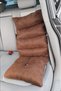 Brown color Breathable Car Seat Back Cushion Lumbar Support seating cushion orthopedic cushion - 4