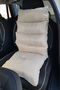 Beige Color Breathable Car Seat Back Cushion Lumbar Support Sitting Cushion Orthopedic Cushion