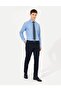 Blue Slim Fit Long Sleeve Shirt - 2