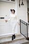 Women's Hijab Clothing Acrylic Turtleneck Flexible and Slim Knitwear Pencil Dress - 6