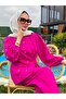 Sultan Model Jewelled Hijab Suit with Pants - 4