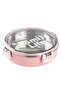 036-01-TEDEMEI PINK STAINLESS STEEL ROUND LID WITH WRITTEN FOOD CARRIAGE BOTTLE 920ML