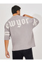 Back Applique Detail Pure Cotton Boxy T-Shirt - 5