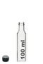 100 ml Clear Maraska Empty Glass Bottle with Leakproof Cap and Square Shape (1 Piece)