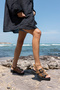 Mati Women's Tutun Genuine Leather Suede Sandals - 6