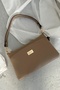 Genuine Leather Handbag and Crossbody Bag Oxnova Model Mink Color - 3