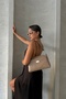 Genuine Leather Handbag and Crossbody Bag Oxnova Model Mink Color - 2