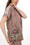 Mix Color Color Patterned Evening Dress Women Bag Handheld and Long Strap Use - 5