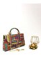 Mix Color Color Patterned Evening Dress Women Bag Handheld and Long Strap Use - 7