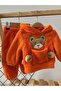 Winter Plush Welsoft Pocket Hooded Baby Set - 4