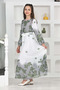 Girl's Long Chiffon Dress