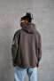 UNISEX OVERSIZE COTTON 'UFO' PRINTED HOODED SWEATSHIRT - 2