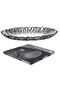 10499 Aurora Glass Presentation Serving Plate 31.5cm - 3