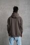 UNISEX OVERSIZE COTTON 'UFO' PRINTED HOODED SWEATSHIRT - 4