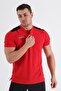 Muline Baby Collar Unisex T-Shirt Red
