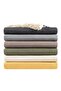 Brown Sofa Cover 170X300 cm - Alinda Tufted Sofa Cover - Stripe Pattern - 4