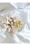 Gold Drop Model Earrings