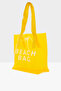 Yellow Women's Beach Bag Printed Transparent Beach Bag M000007257 - 2