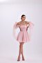 Powder Dalya - Pink Strapless Mini Dress