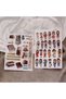 Two Pages of Transparent Sticker Book and Little Girl Model - 2