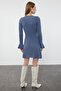 Indigo Mini Triko A-Line Formda Elbise TWOAW25EL00030 - 5