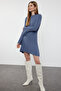 Indigo Mini Triko A-Line Formda Elbise TWOAW25EL00030 - 2