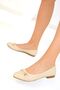 19410 Model Beige Women's Ballerinas - 4