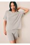Cotton-Linen Blended Knitwear T-Shirt - 7